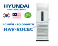 Điều hòa tủ đứng Hyundai 80000BTU 1 chiều HAV-80CEC