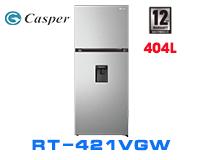 Tủ lạnh Casper 2 cửa ngăn đông trên 404 lít RT-421VGW